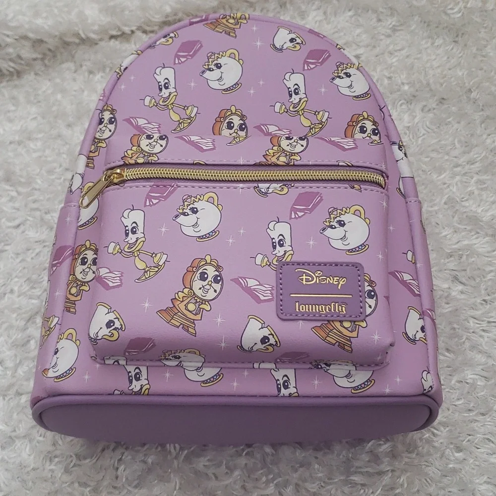 Loungefly Beauty and the Beast  Princess Belle's buddies backpack